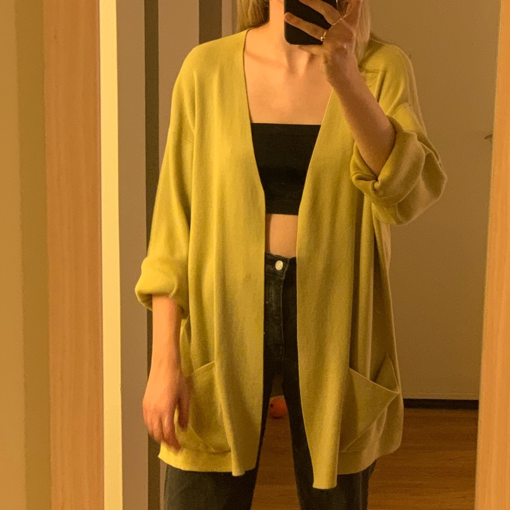 Green Cotton Sweater